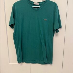 Lacoste Green Short Sleeve Tee Classic Crew Neck